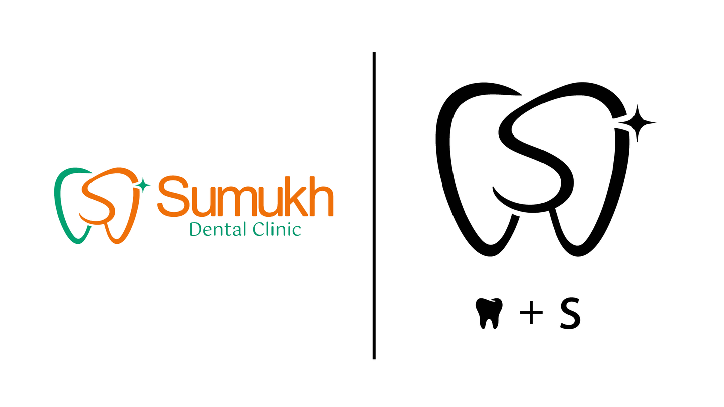 Sumukh — Dental Clinic Logo Design presentation 2